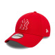 New Era Καπέλο New York Yankees Team Outline 9FORTY Adjustable Cap